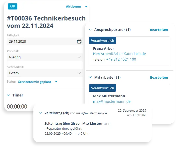 Ticketsystem für besseren Kundenservice mit Übersicht aller relevanten Informationen